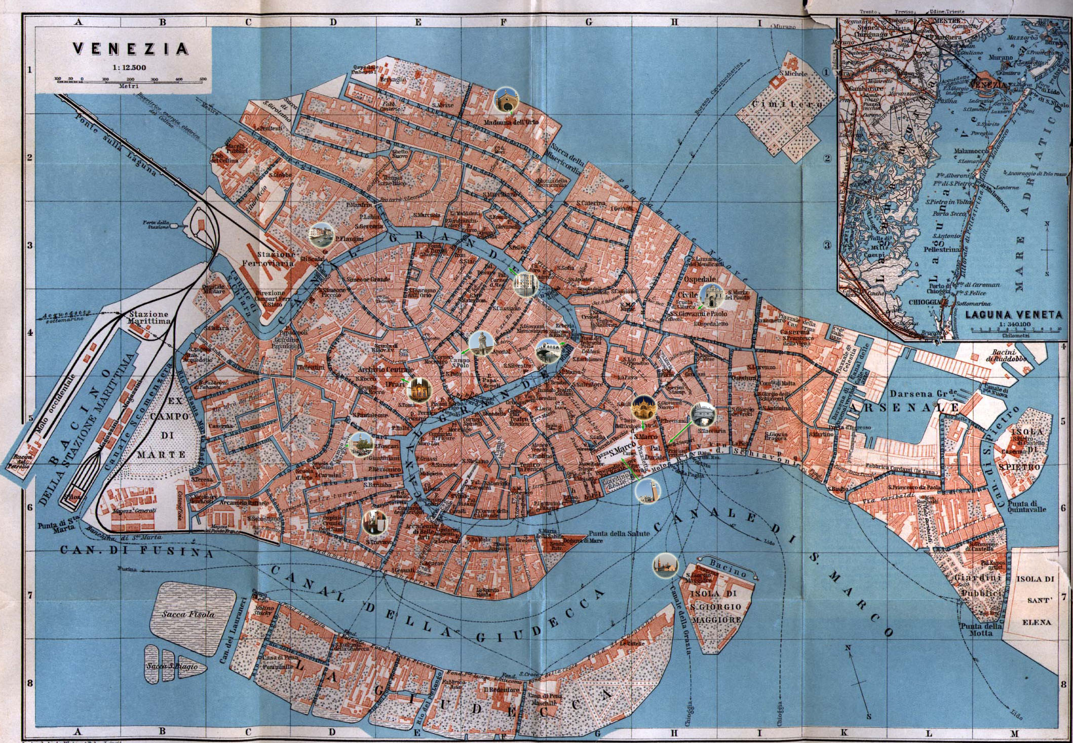 cartina di venezia