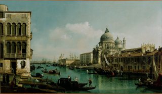 Grande Canale e Dogana, Venezia - Bernardo Bellotto