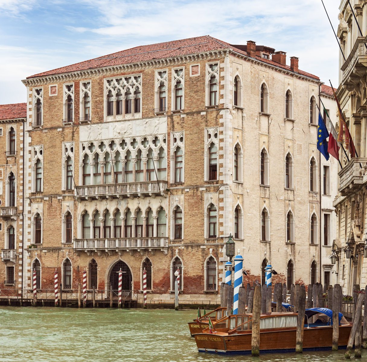 Ca' Foscari Venice - facade on the Grand Canal