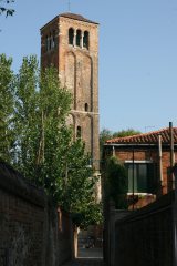 Glockenturm der Kathedrale von Murano