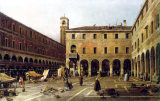 Canaletto (Giovanni Antonio Canal), Il Campo di Rialto