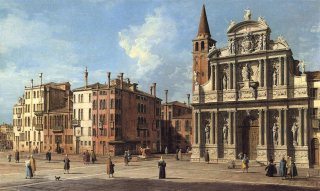Santa Maria del Giglio, Venise (Canaletto, 1765)