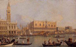 Veduta del Palazzo Ducale di Venezia, Canaletto, 1750s