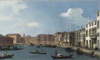 Canaletto - Vue du canal de Santa Chiara, à Venise