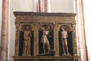 Retable du XVe siècle, Chapelle Saint-Michel, Frari, Venise