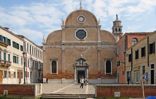 Baroque facade of Santa Maria dei Carmini