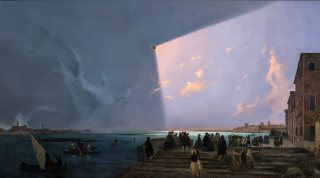 Ippolito Caffi, L'eclissi di sole a Venezia dell'8 luglio 1842
