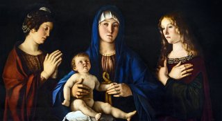 Madonna con Bambino tra le sante Caterina e Maria Maddalena, Giovanni Bellini, Accademia di Venezia