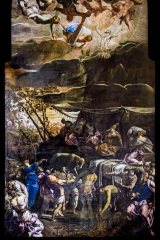 L'Adoration du Veau d'Or (Tintoretto, 1563), Madonna dell'Orto, Venise