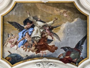 Fresque de Tiepolo, Saint-Dominique, Santa Maria del Rosario