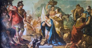 Affreschi di Tiepolo, Sala dell'archivio, Scuola Grande dei Carmini, Venezia