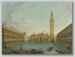 Vincenzo Chilone - venice square saint marc flood 1825